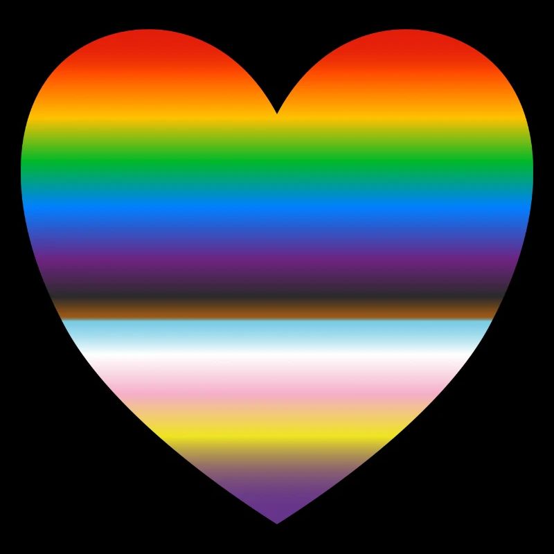 Inklusives Pride-Herz