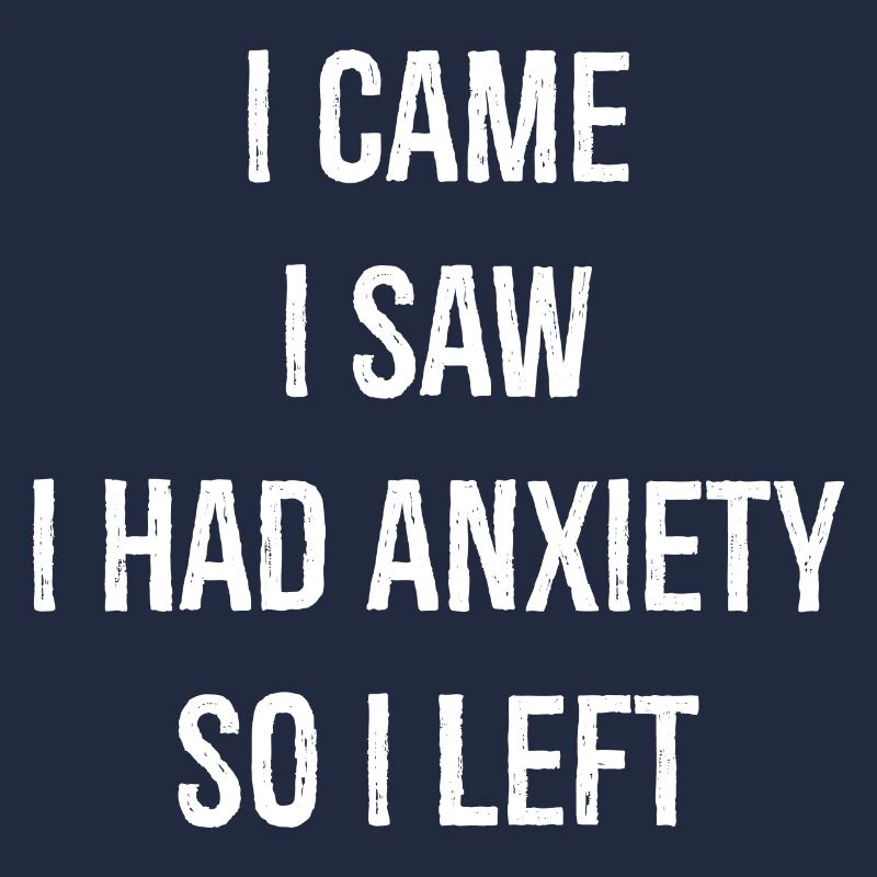 Je suis venu, j’ai vu que j’avais de l’anxiété alors je suis parti