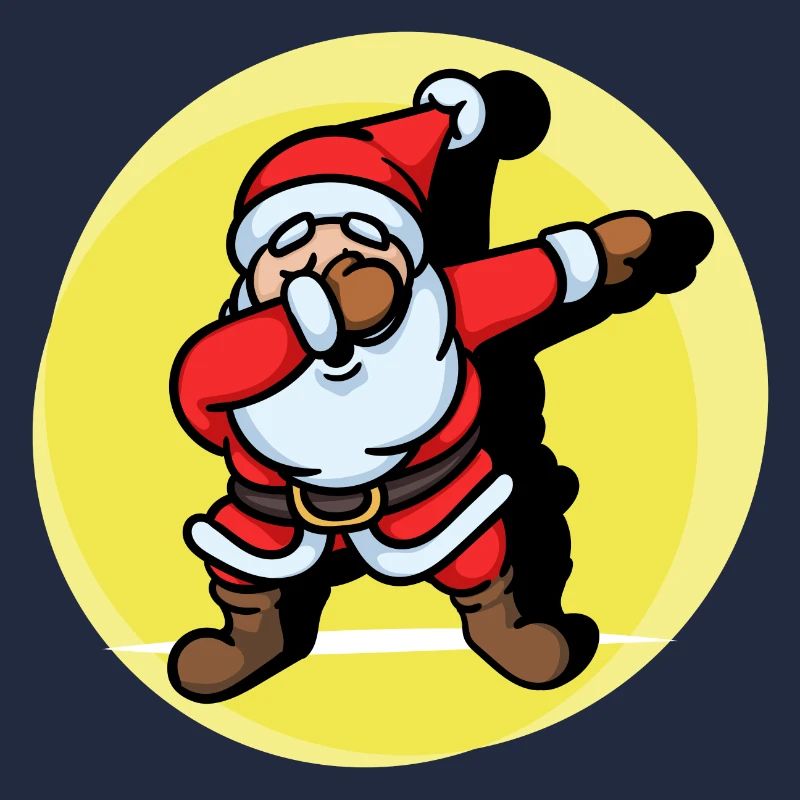 Cool Dab Dabbing Père Noël Noël