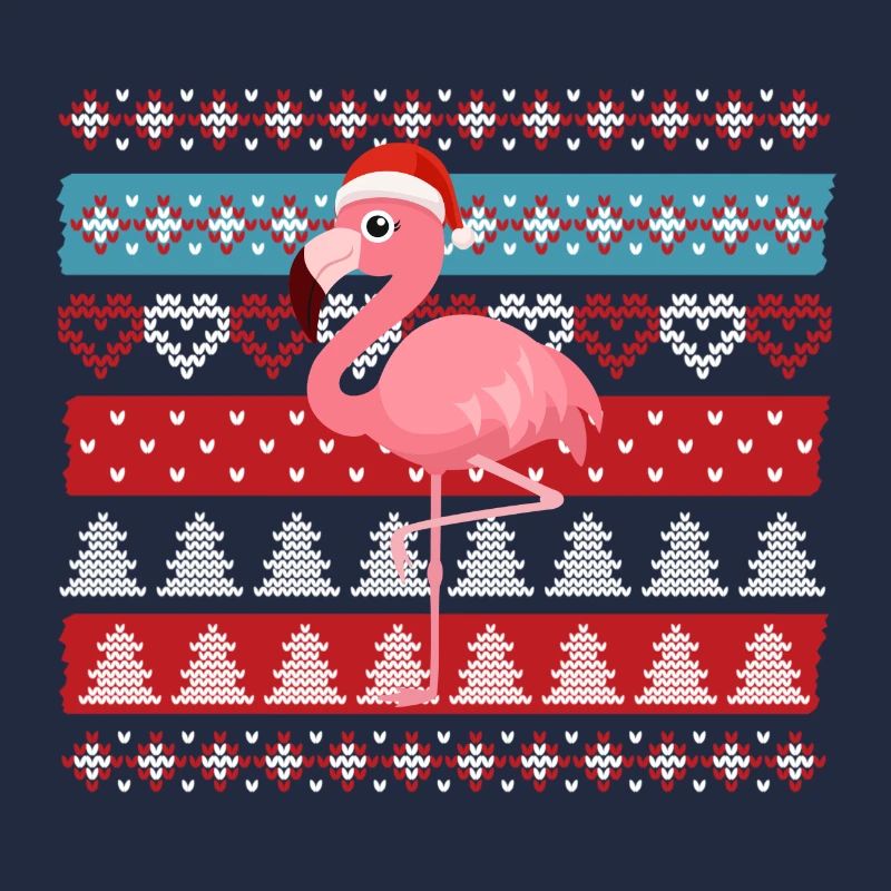 Flamant de Noël laid
