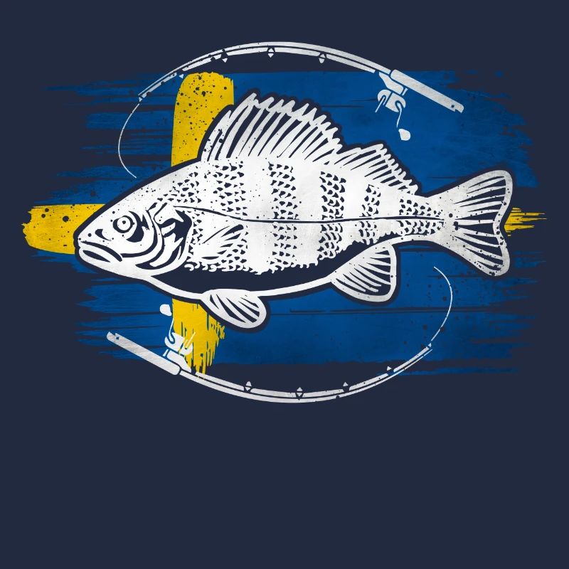 Perche de pêche de Suède