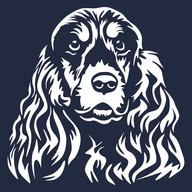 Cocker Spaniel Head "Black Edition"