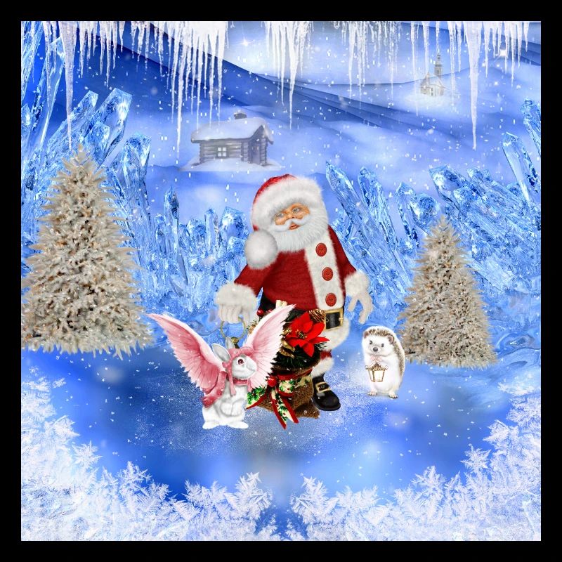 Santa mit Hase