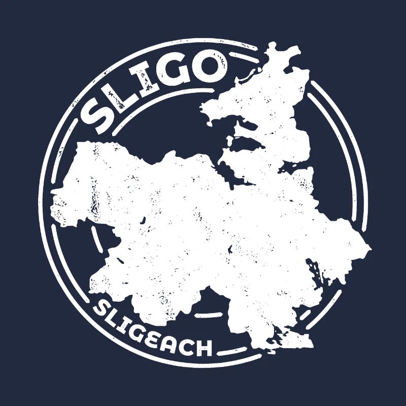 Sligo Ireland Map | County Outline Stamp