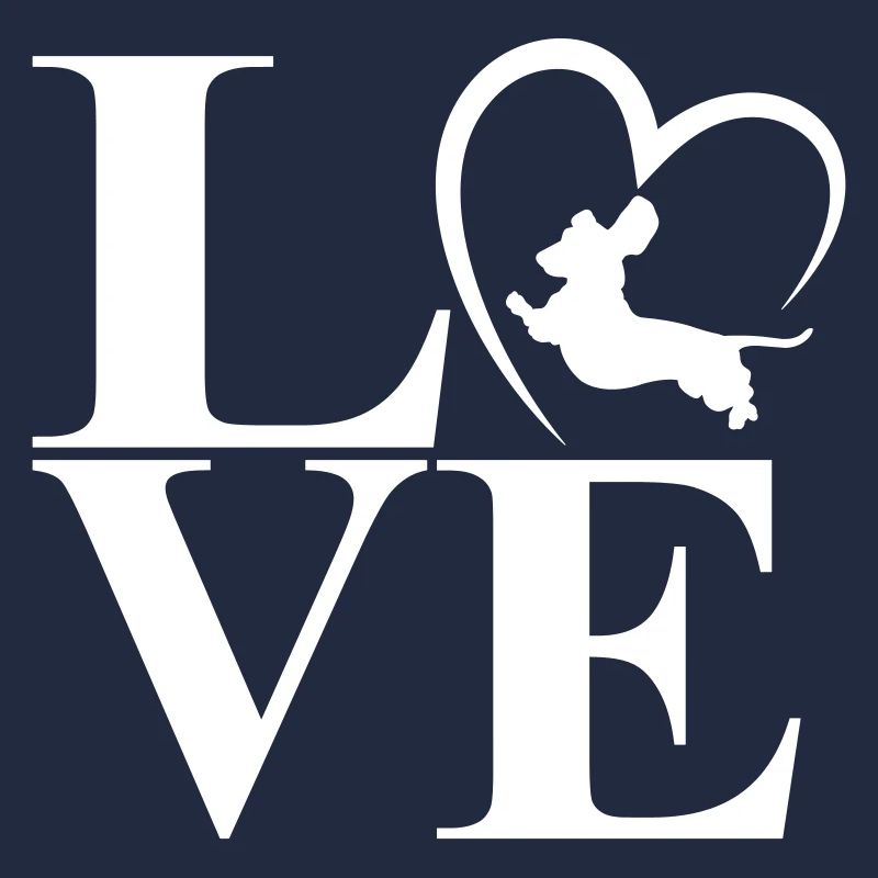 Dachshund Dackel Love Heart