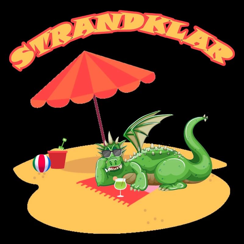 Strandklar Dinosaurier
