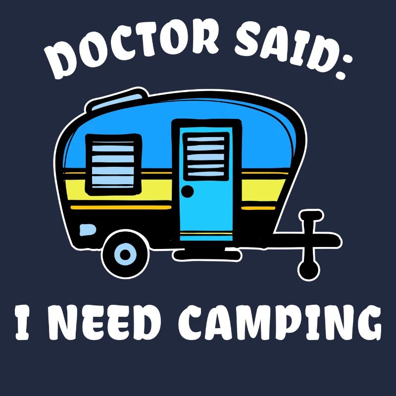 Déclaration de vacances Caravane Camping Randonneur