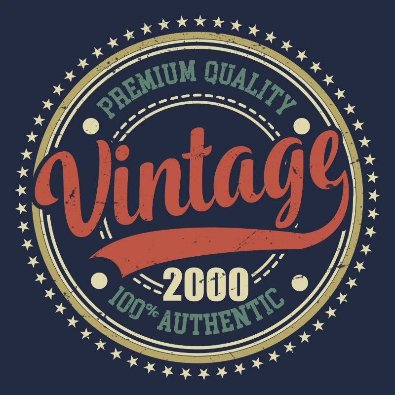 Vintage 2000 Anniversaire Retro 2000