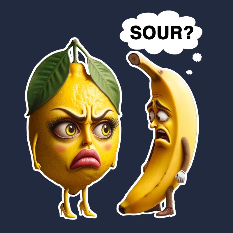 Zitrone vs Banane: Streit im Obstkorb