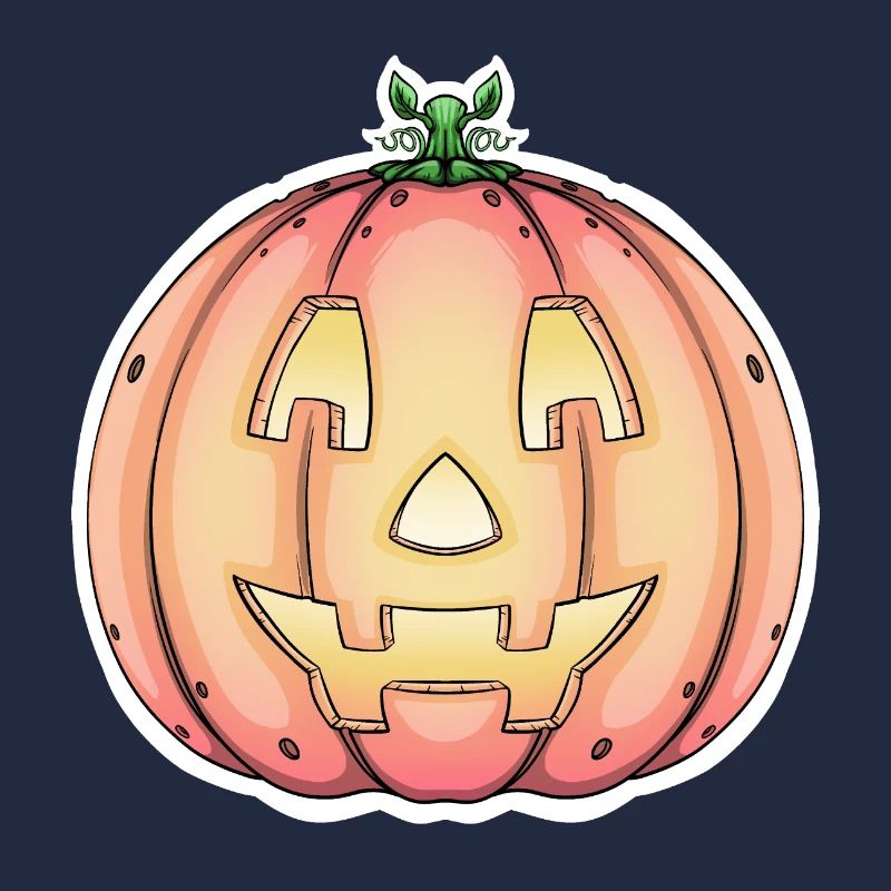 Conception de citrouille d’Halloween Jack-o'-Lantern