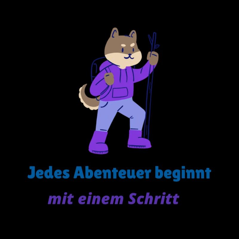 Jedes Abenteuer beginnt mit einem Schritt