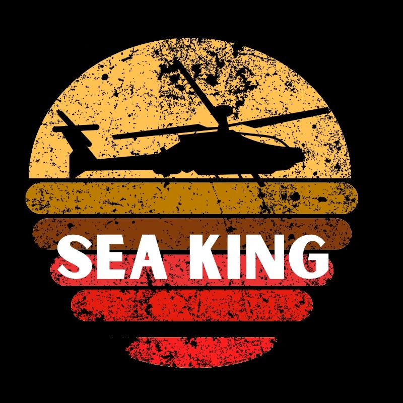Sea King Sunset Hubschrauber