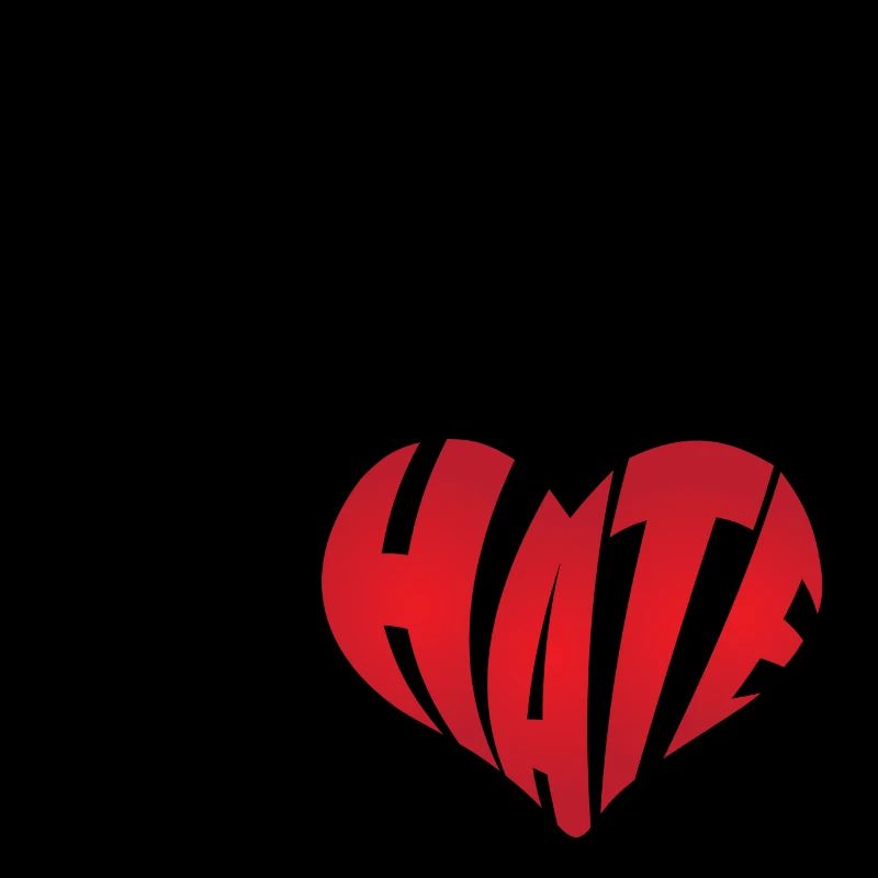 No Hate Dislike Stop Hate Anti Hate