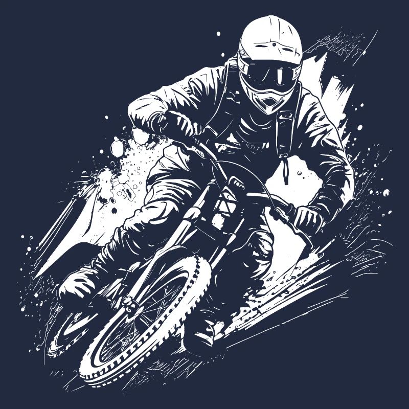 BMX Biker Drawing