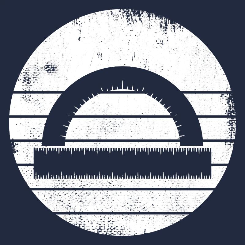 Semi-circular protractor