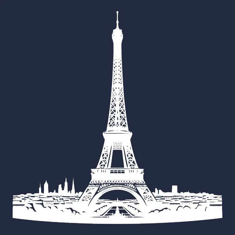 Französischer Blickfang Eiffelturm typisch Paris
