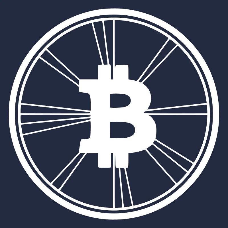 Bitcoin Logo Modern Wireframe Krypto