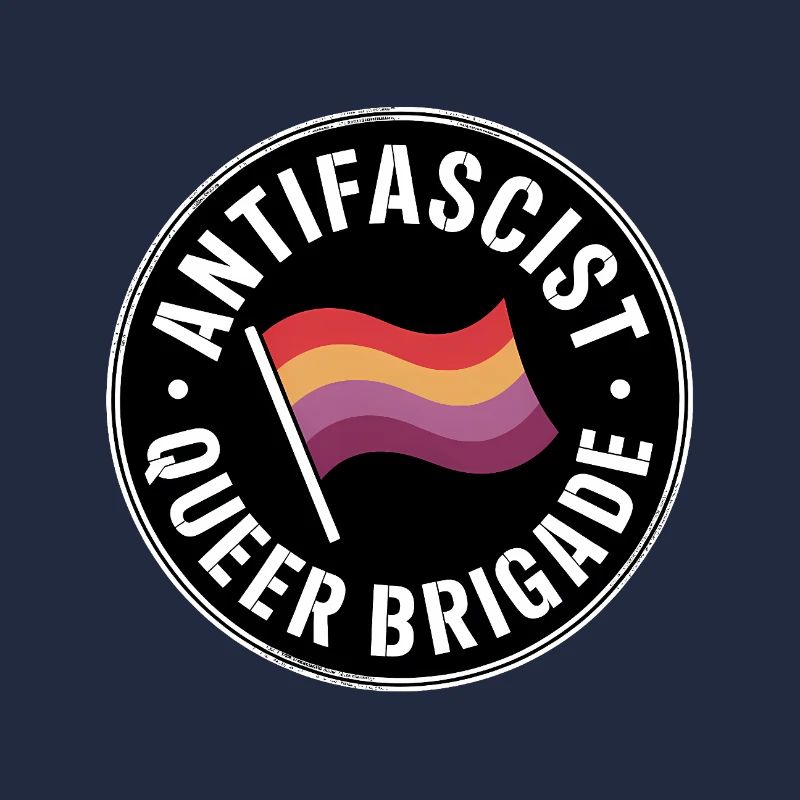 Antifascist Queer Brigade - Antifa Pride Merch