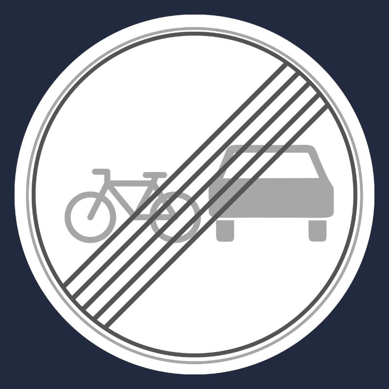 Overtaking by bike allowed again