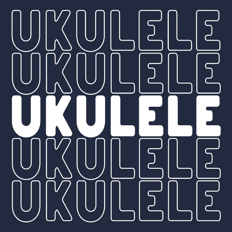 Ukulele typography