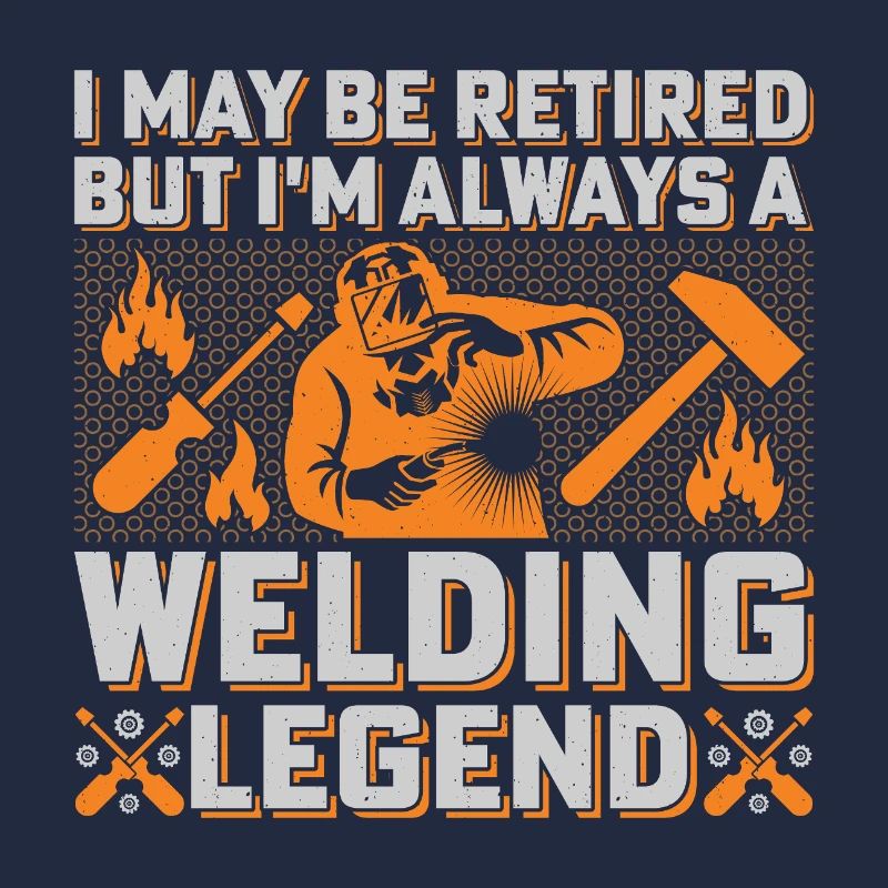 Welding Legend: Flames & Tools Welders