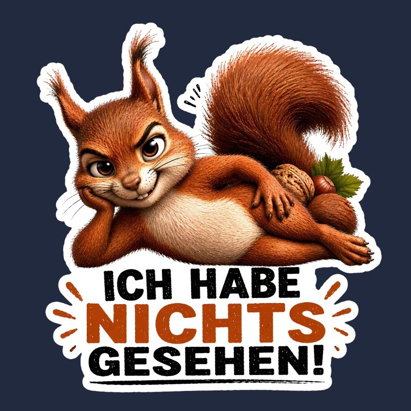 Ich habe nichts gesehen – Freches Eichhörnchen