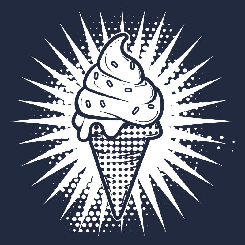 cream cone Drawing
