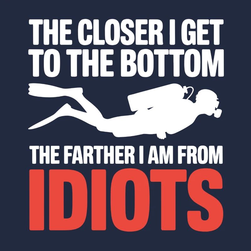 Plongée en bas : Plus proche plus loin des idiots