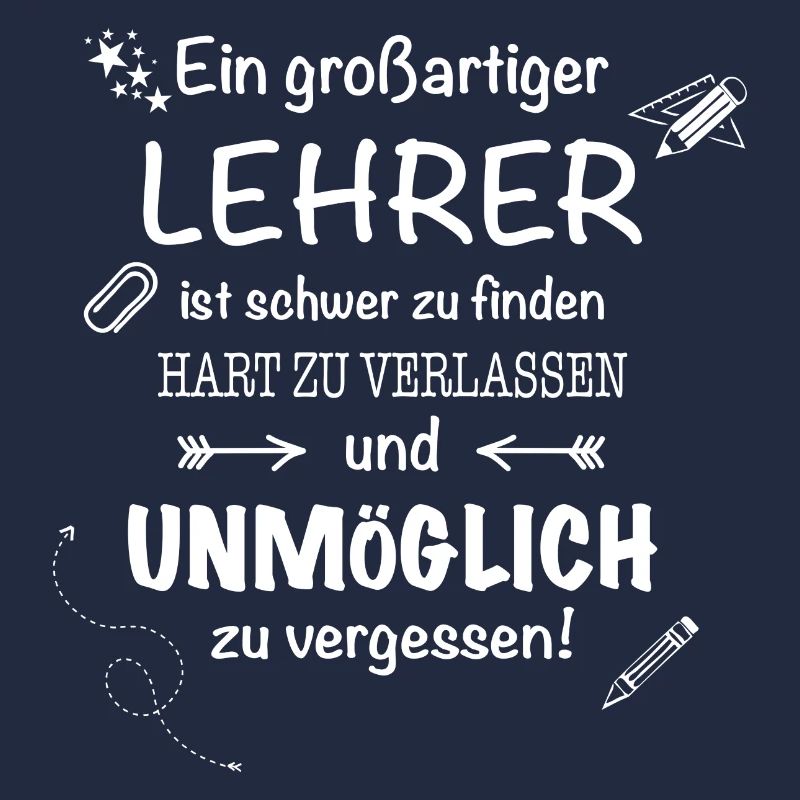Ein großartiger Lehrer... weis