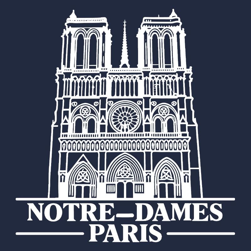 Notre-Dame Paris Gothic Silhouette