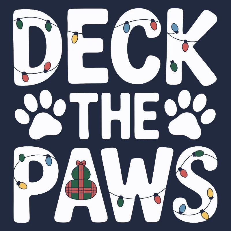Fête de Noël Deck the Paws