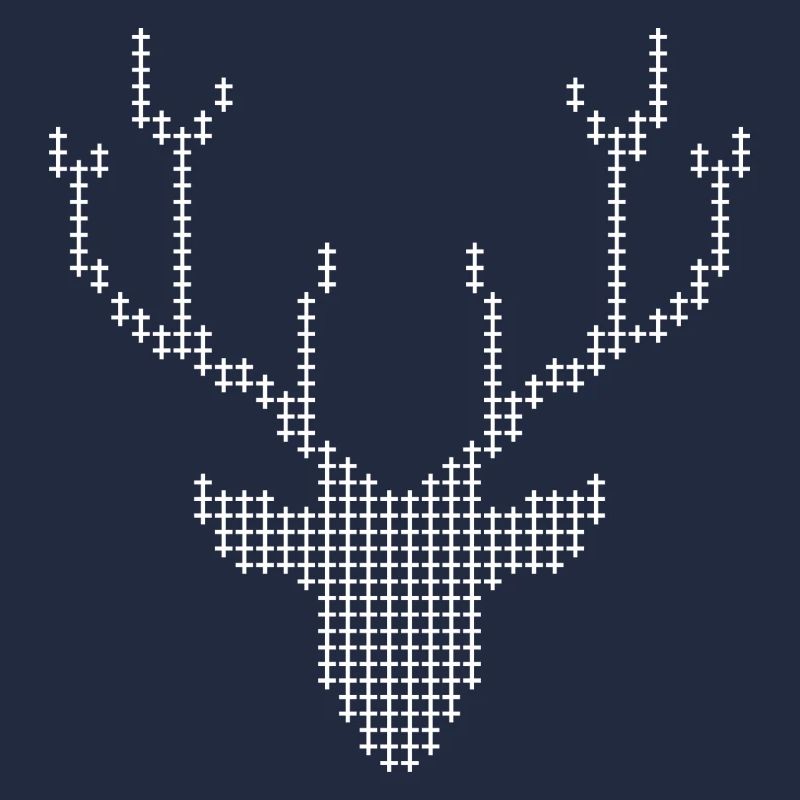 Pixel Deer-Geweihe