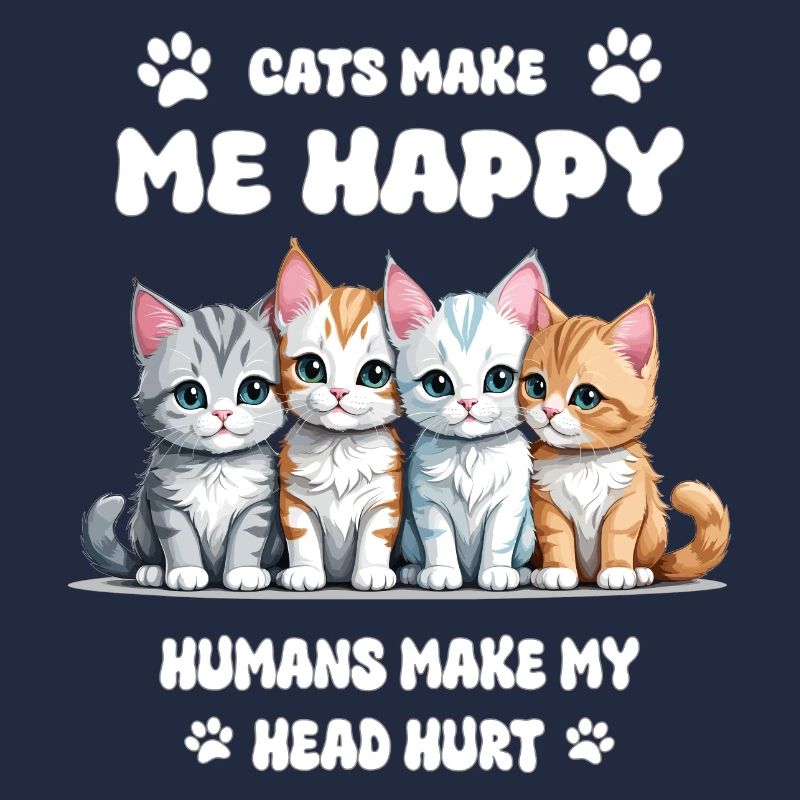 Les chats me rendent heureuse...