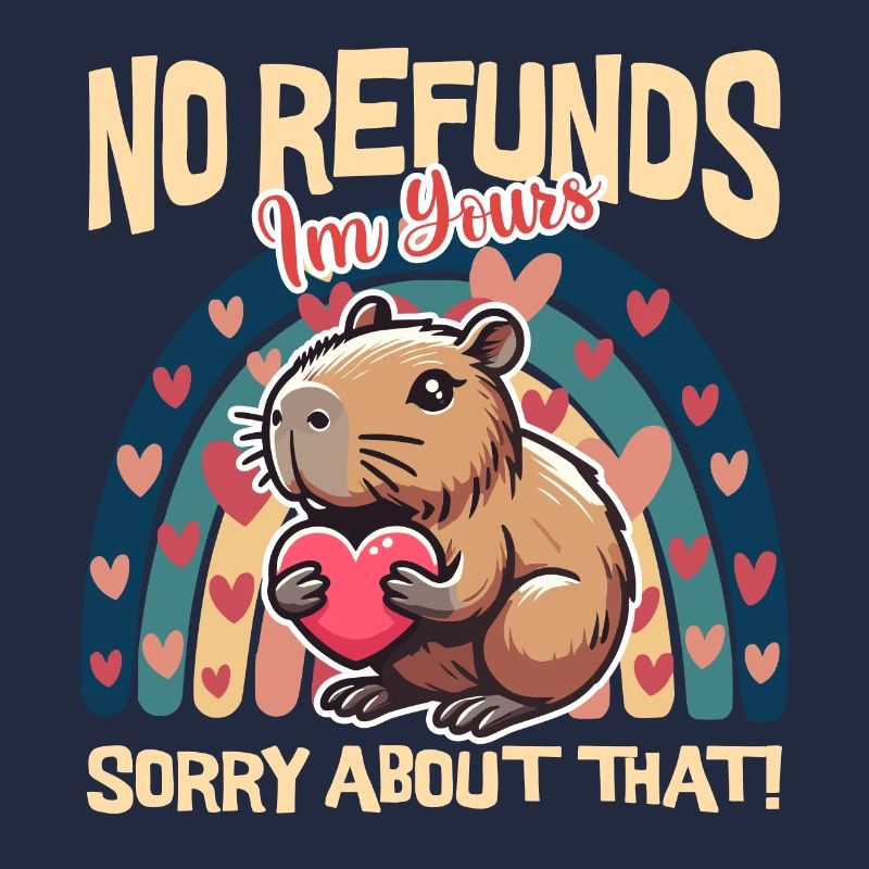 Aucun remboursement, je suis à toi Capybara