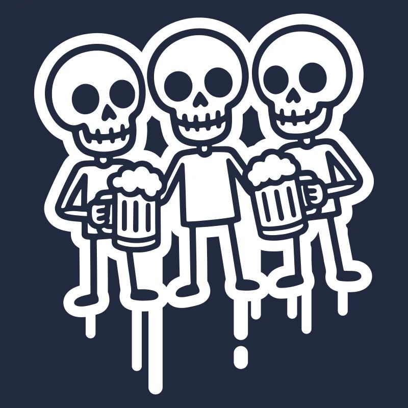 Party Crew Skeleton Beer