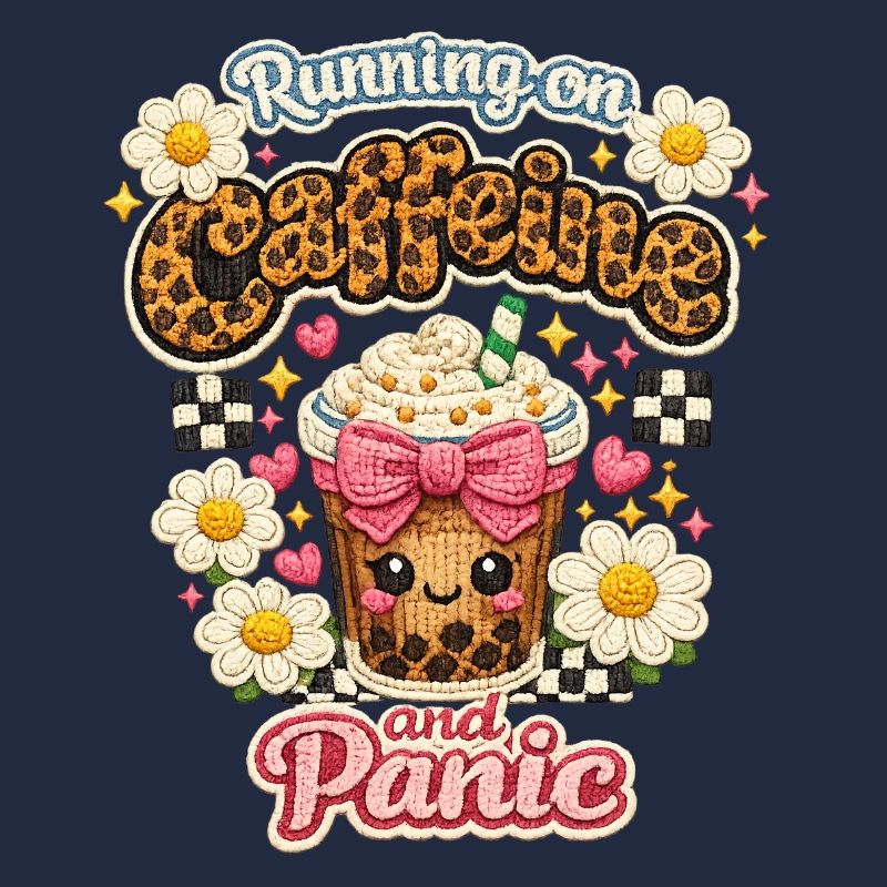 Coffee Chaos Patch Leopard Latte