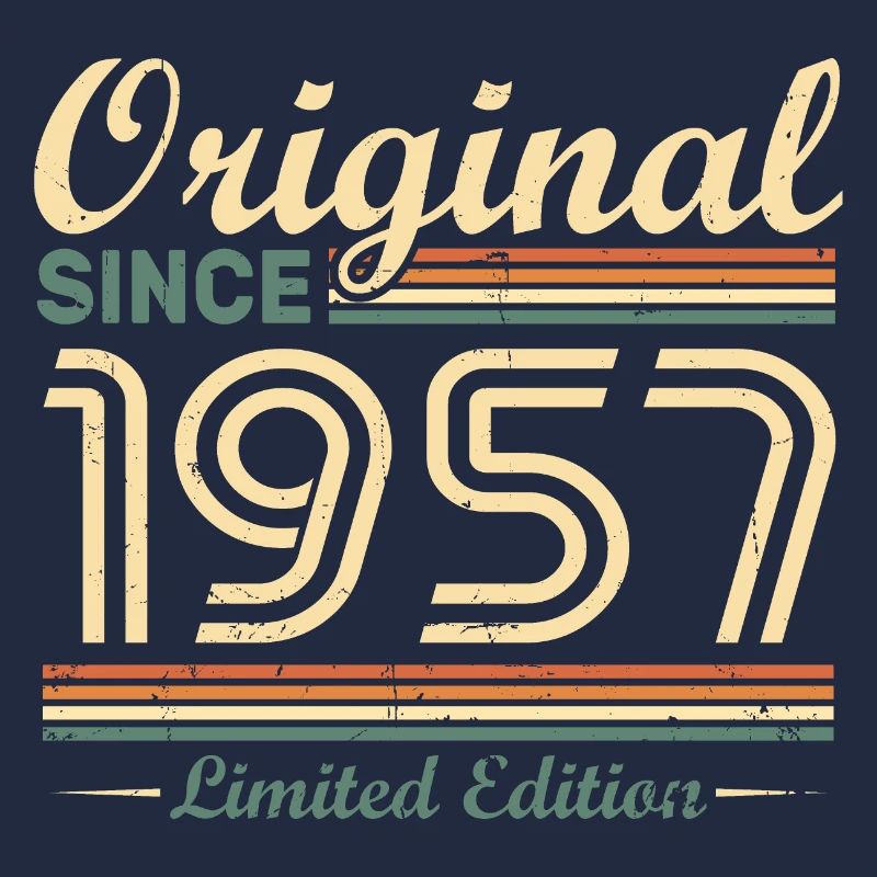 Original 1957 Vintage Retro Geburtstagsgeschenk