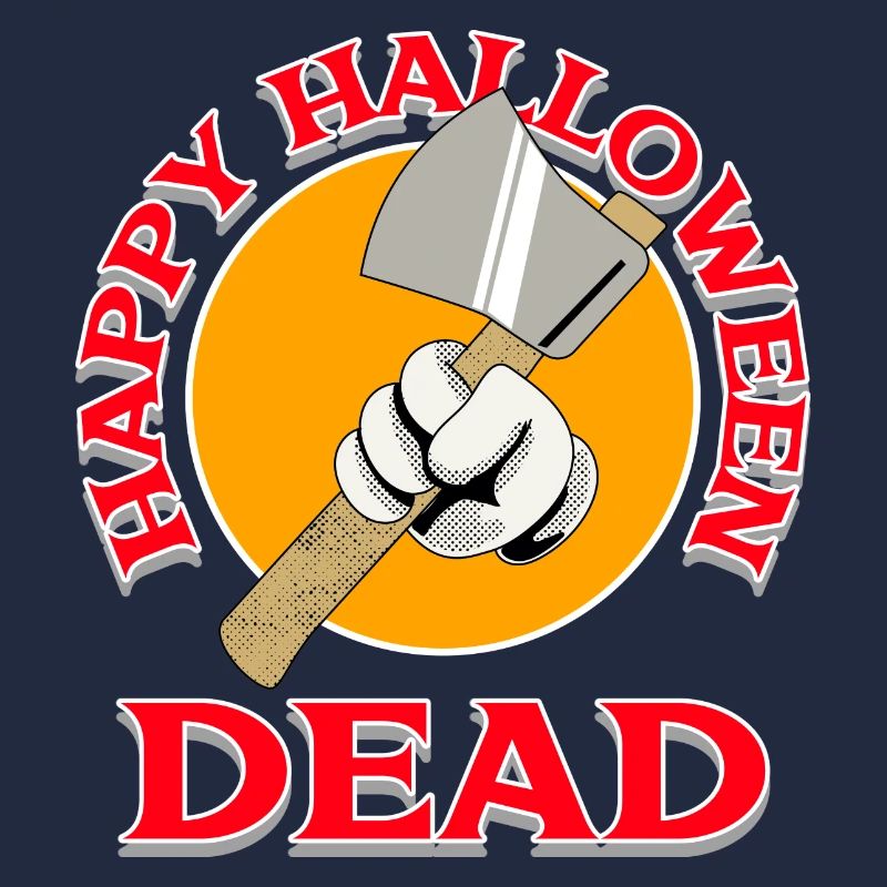Halloween Axt mit Totendesign