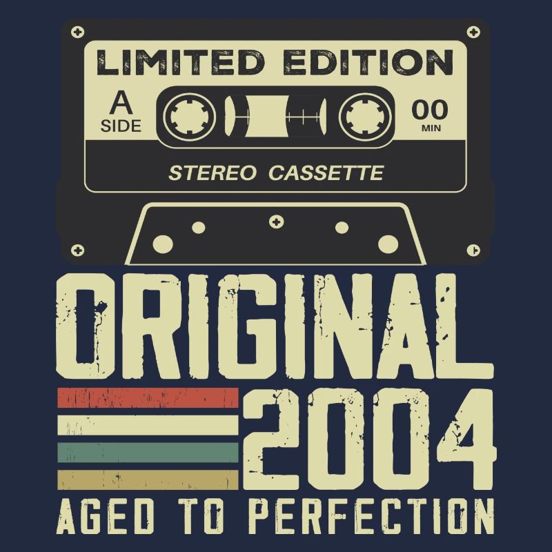 20th Retro Style Anniversary Gift 2004