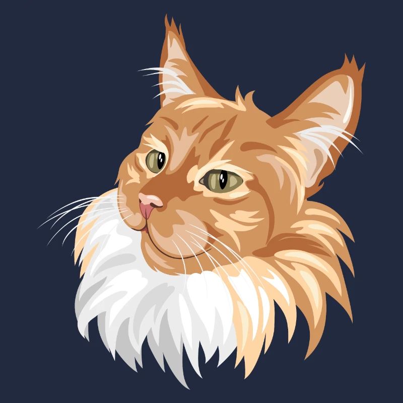 Ingwer Katze Porträt