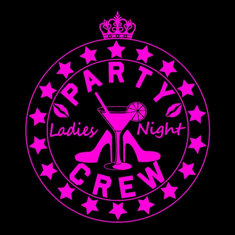 Ladies Night Party Crew Logo
