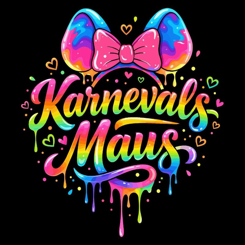 Fête amusante de carnaval avec costume de souris