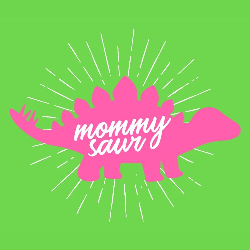 Mommysaur Rex Funny Pink Dinosaur Slogan Design