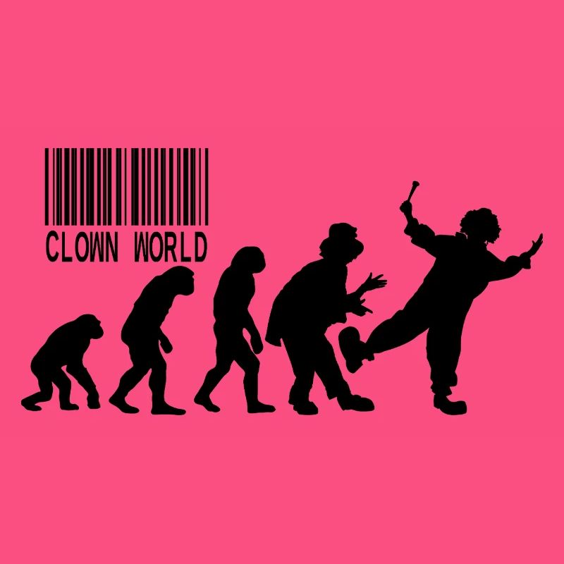 Clown World Evolution parody