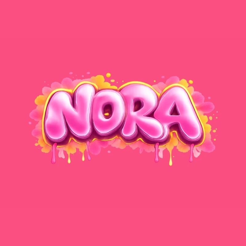 NORA GRAFFITI NAME FOR PERFECT GIFT PRINTABLE on c