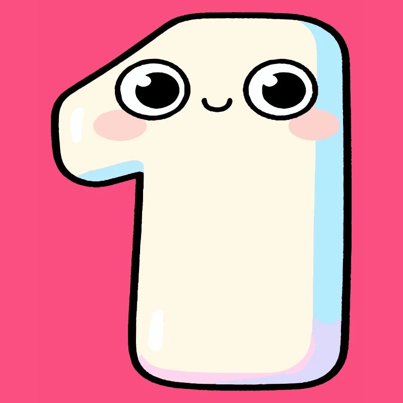 Nummer Eins Kawaii-Pastel