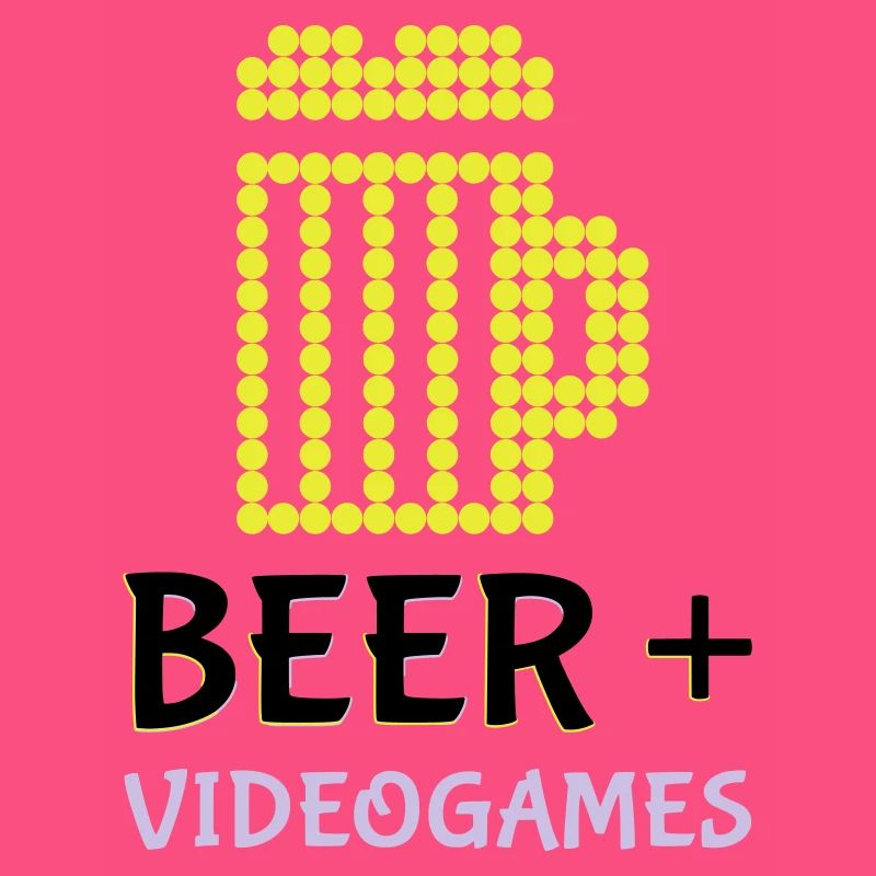 Pixel-Bier-Videospiele
