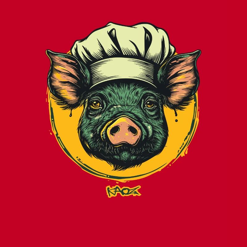 Cuisines Cuisinier Chef Cochon