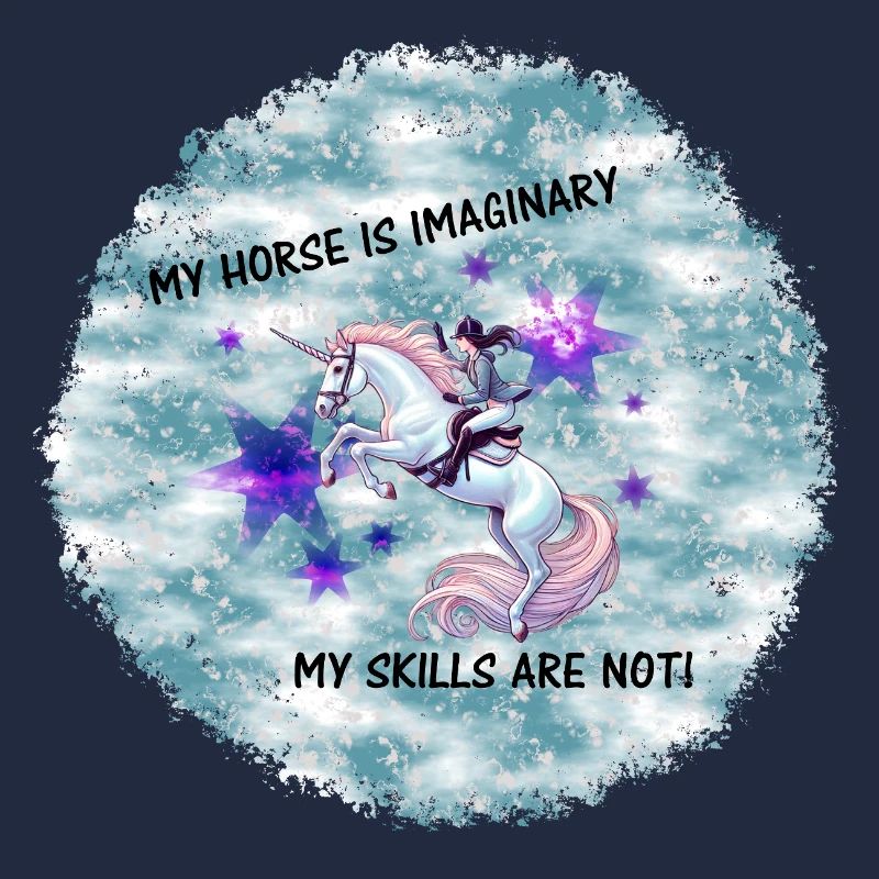 Mon cheval est imaginaire, mes compétences ne le sont pas !
