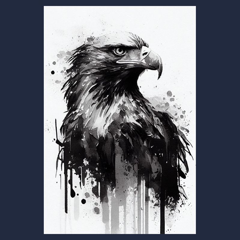 Eagle Animal Eagle Bald Eagle Black and White